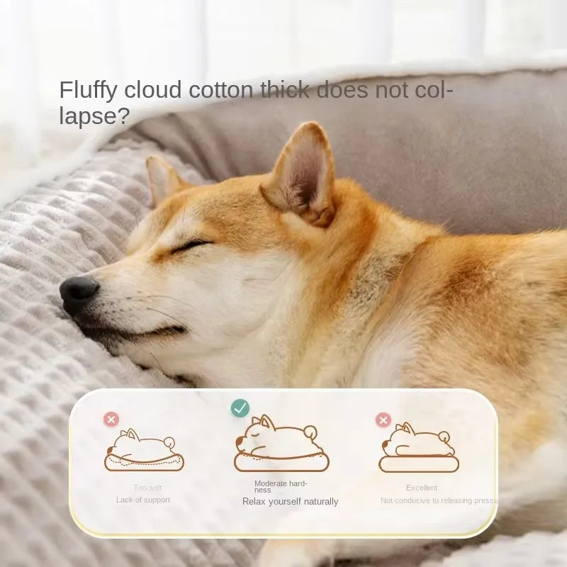 Warm Pet Bed for Cats and Small Dogs