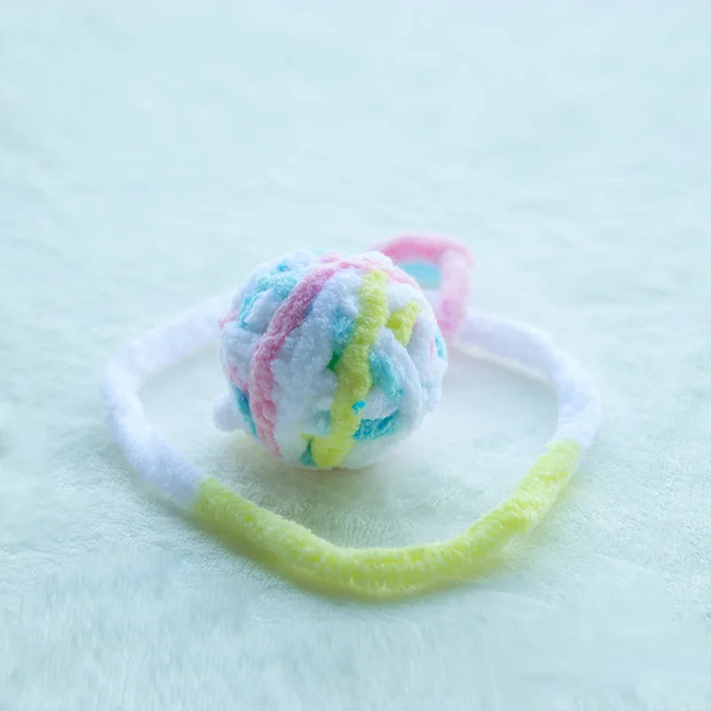 Colorful Yarn Balls for Cats