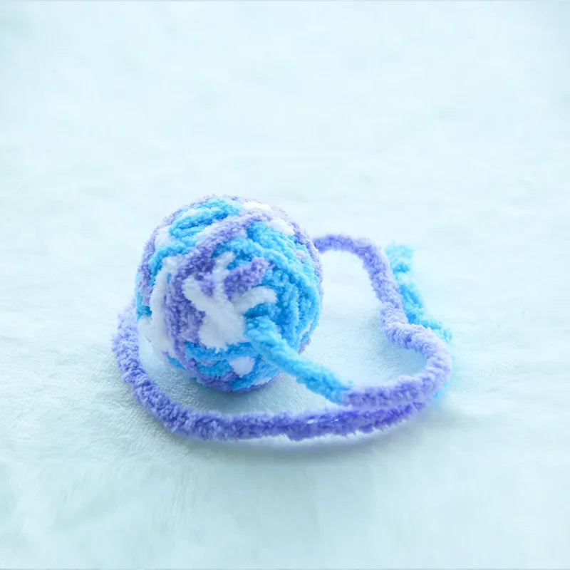 Colorful Yarn Balls for Cats