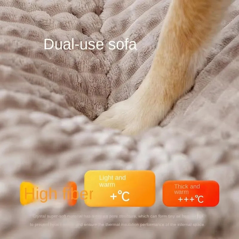 Warm Pet Bed for Cats and Small Dogs