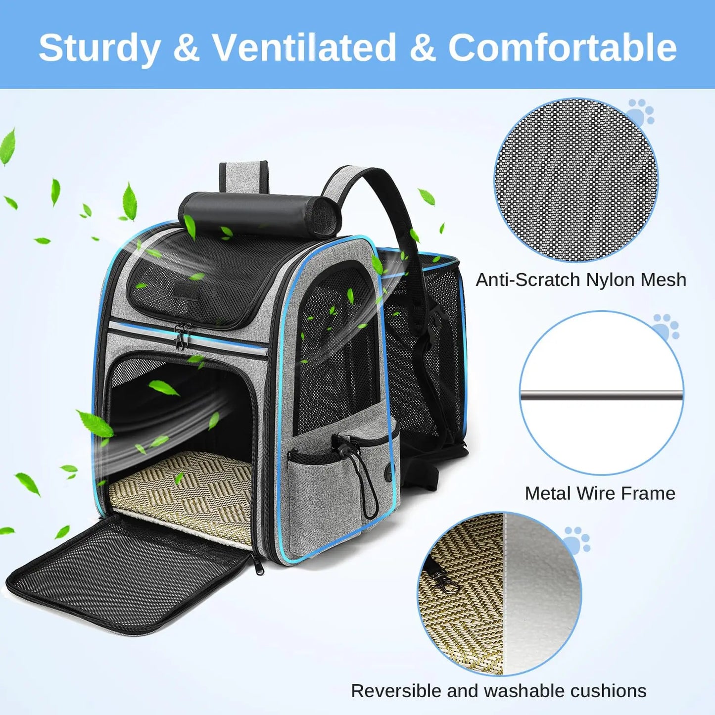 Dogat Pet Backpack Portable & Breathable